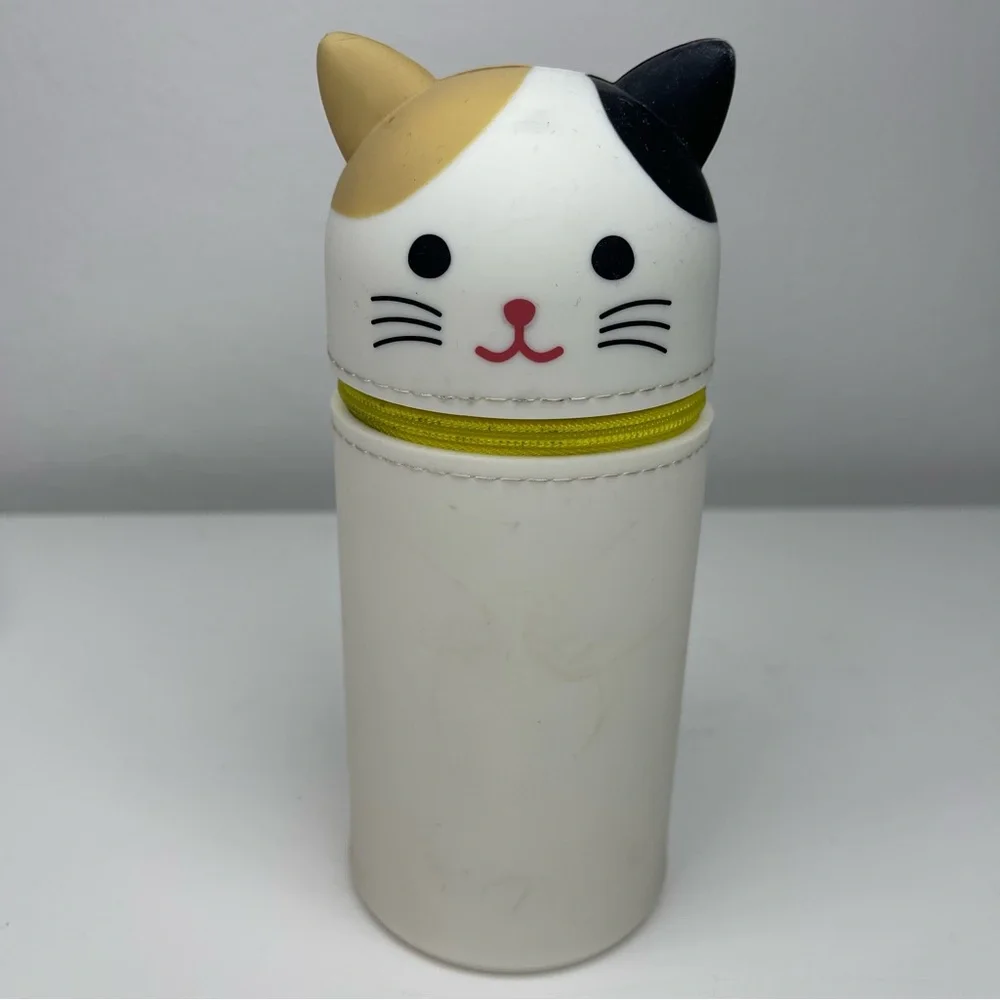 Punilabo Calico Cat Stand Up Silicone Pen & Pencil Case 8
